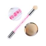 Πινέλο Ombre με Σφραγίδα σιλικόνης 2 σε 1