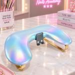 Ιριδίζον Μπλε Arm Rest/Μαξιλάρι Manicure U Shape