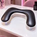 Μαξιλάρι Στήριγμα  Μανικιούρ /Arm rest Νυχιών U-Shape Σε Μαύρο Χρώμα