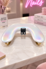 Ιριδίζον Λευκό Arm Rest/Μαξιλάρι Manicure